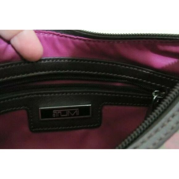 TUMI Signature Logo SMALL Shoulder Purse Bag - Picture 6 of 11